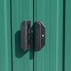 vidaXL Garden Shed 257x392x181 cm Metal Green