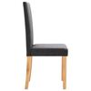 vidaXL Dining Chairs 2 pcs Dark Gray Fabric