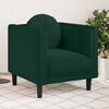vidaXL Sofa Chair with Cushion Dark Green Velvet
