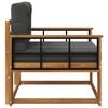 vidaXL Outdoor Middle Sofa Solid Acacia Wood Natural