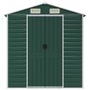 vidaXL Garden Shed Green 191x215x198 cm Galvanised Steel