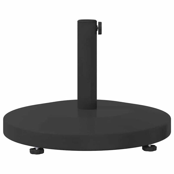 vidaXL Outdoor Umbrella Base Black 48 x 48 x 32 cm Steel, Concrete