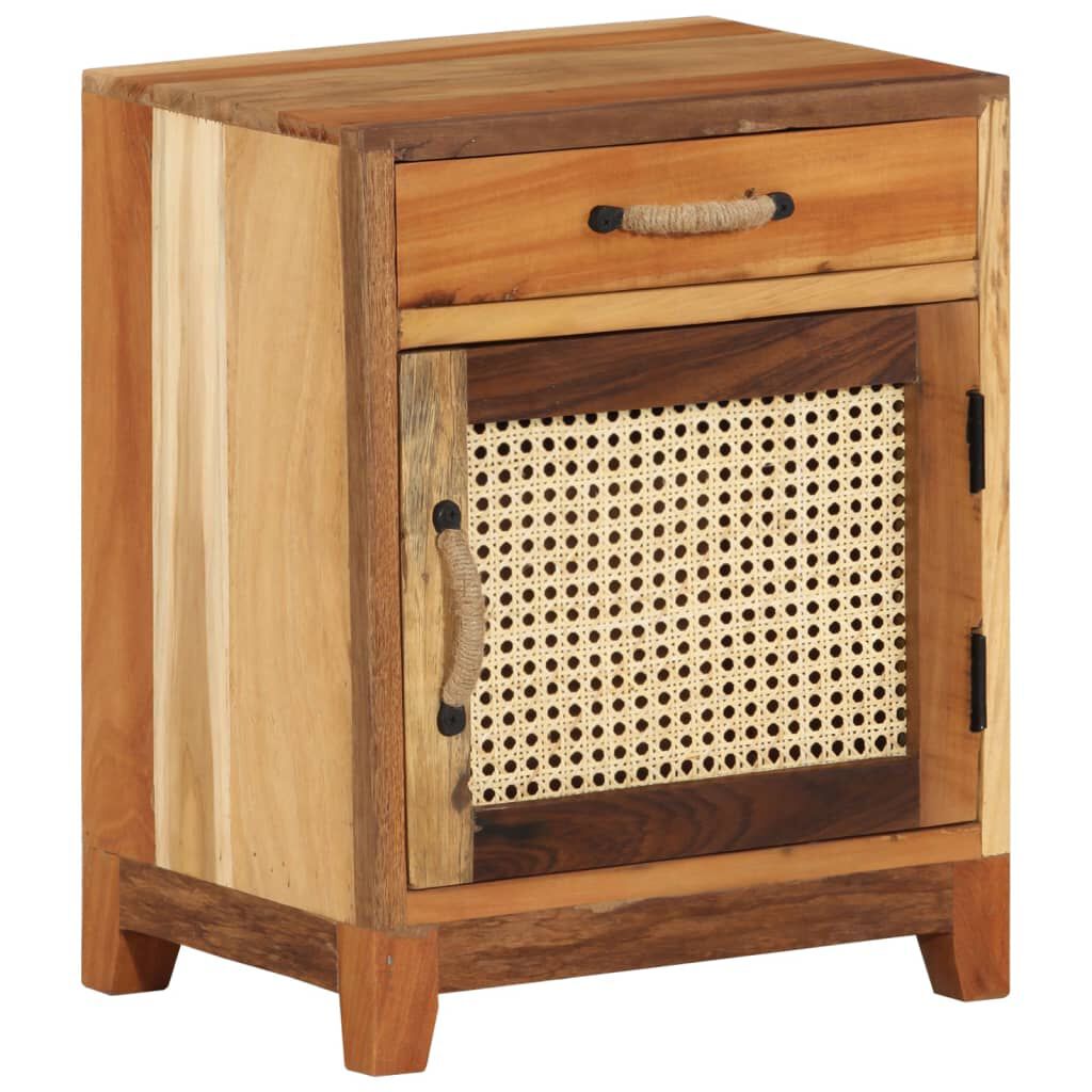 vidaXL Bedside Cabinet 40x30x50 cm Solid Reclaimed Wood
