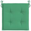 vidaXL Garden Chair Cushions 6 pcs Green 50x50x4 cm Oxford Fabric