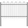 vidaXL Garden Fence 5 pcs Grey 8.5 x 1.2 m Powder-coated Steel
