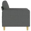 vidaXL Sofa Chair Dark Grey 60 cm Fabric