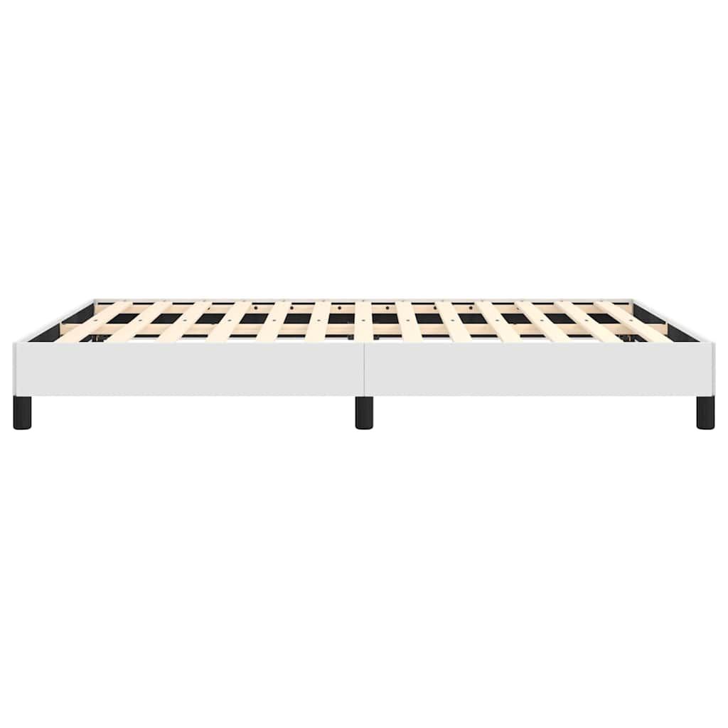 vidaXL Bed Frame without Mattress White 137x190 cm Full Faux Leather