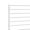 vidaXL Metal Bed Frame without Mattress with Footboard White 183x213cm
