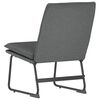 vidaXL Lounge Chair Dark Grey 52x75x76 cm Fabric