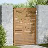 vidaXL Garden Gate 85x125 cm Corten Steel Square Design