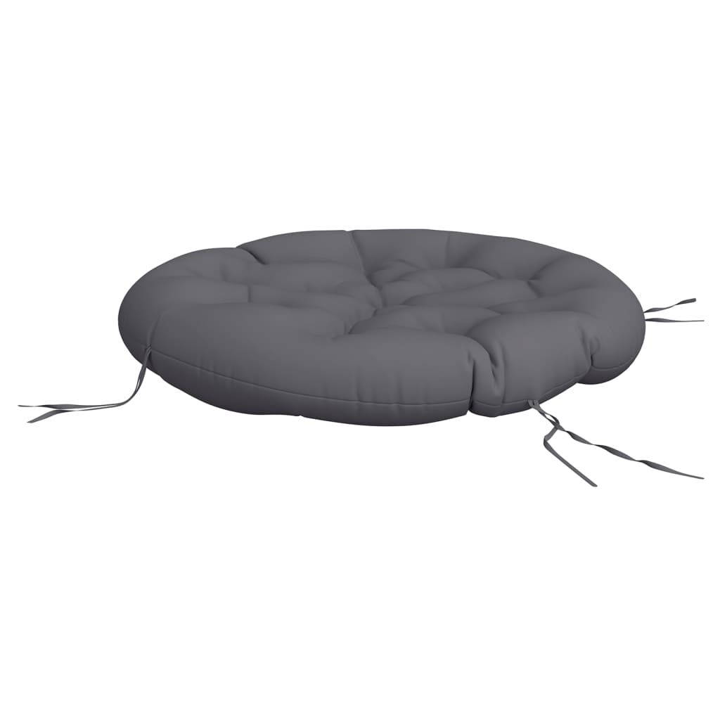vidaXL Round Cushion Anthracite Ø 100 x11 cm Oxford Fabric