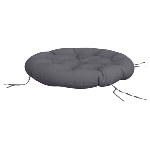 vidaXL Round Cushion Anthracite Ø 100 x11 cm Oxford Fabric