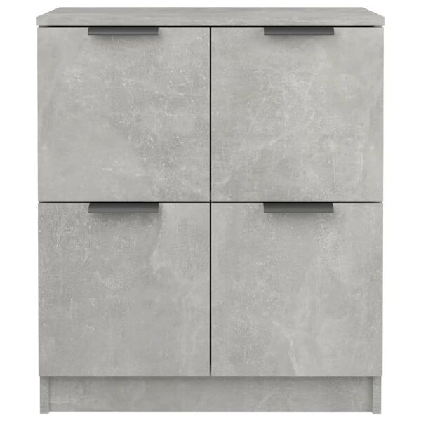 vidaXL Sideboard Concrete Grey 60x30x70 cm Engineered Wood
