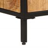vidaXL Bed Cabinet with 3 Drawers 40x35x63 cm Solid Rough Wood Mango