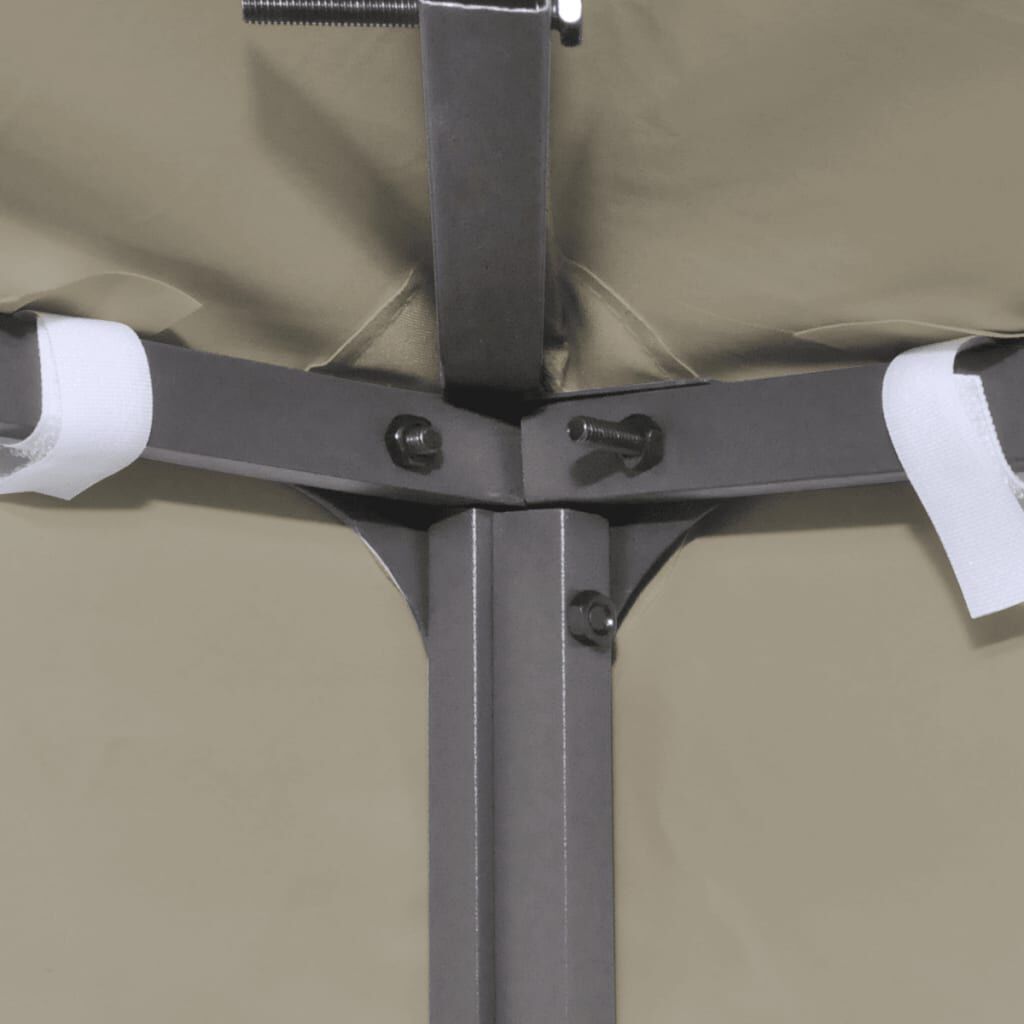 vidaXL Gazebo Cover Canopy Replacement 310 g / m² Beige 3 x 4 m