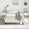 vidaXL Bed Frame without Mattress White 100x203 cm Twin XL Faux Leather