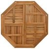 vidaXL Table Top 90x90x2.5 cm Octagonal Solid Wood Teak