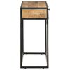 vidaXL Console Table 100x35x75 cm Solid Mango Wood
