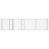 vidaXL Dog Cage Silver 600 x 200 x 200 cm Galvanised Steel