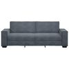 vidaXL 3-Seater Sofa Dark Grey 220x78x84 cm Velvet