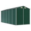 vidaXL Garden Shed Green 191x470x198 cm Galvanised Steel
