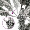 vidaXL Artificial Hinged Christmas Tree with Flocked Snow 120 cm