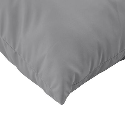 vidaXL Pallet Cushions 2 pcs Grey Fabric