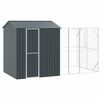 vidaXL Bird Cage Anthracite 418 x 210 x 247 cm Galvanised Steel