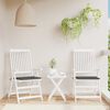 vidaXL Garden Chair Cushions 2 pcs Anthracite 40x40x4 cm Oxford Fabric