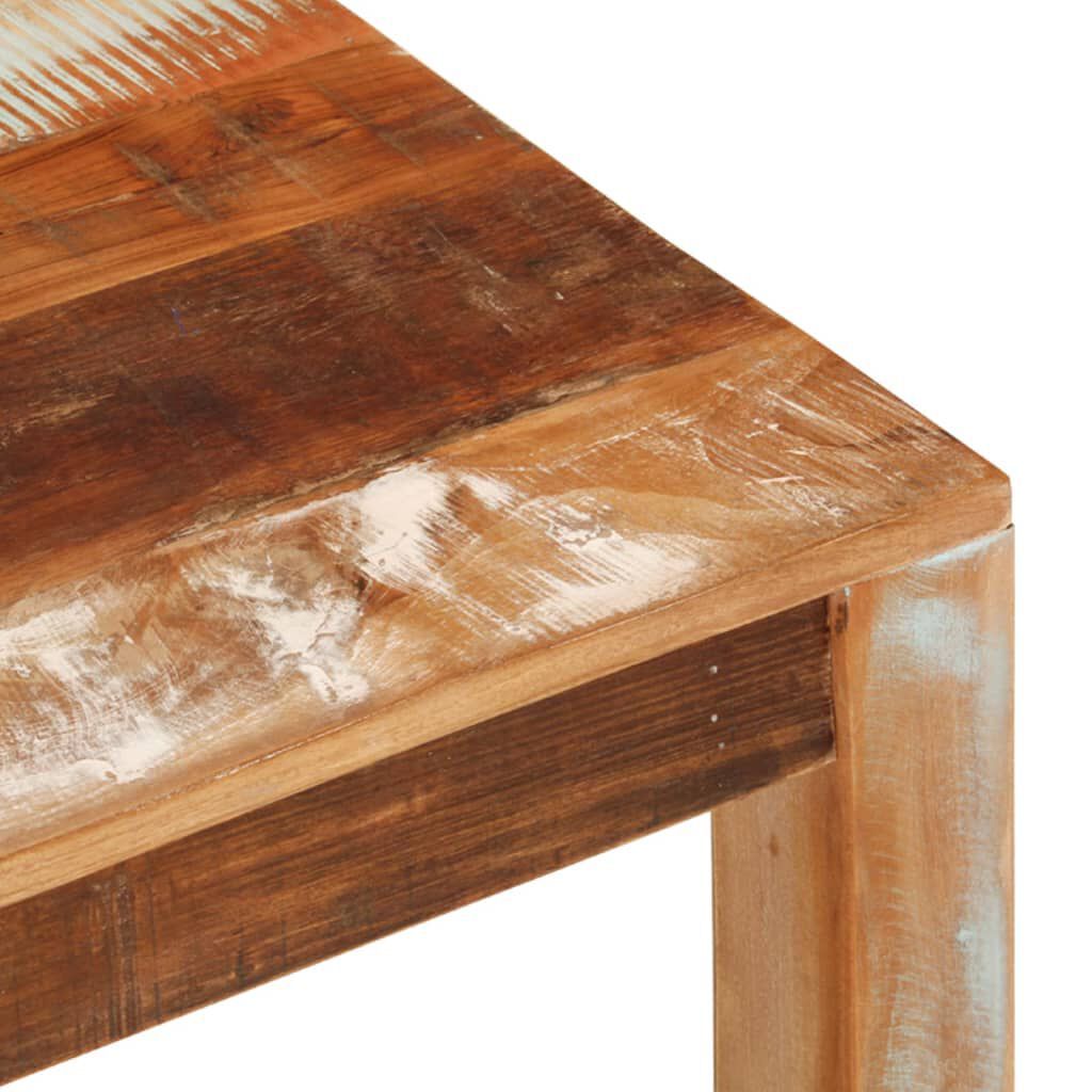 vidaXL Coffee Table 55x55x35 cm Solid Wood Reclaimed