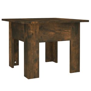 vidaXL Coffee Table Smoked Oak 55x55x42 cm Engineered Wood