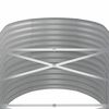 vidaXL Garden Raised Bed Galvanised Steel 152x80x68 cm Grey