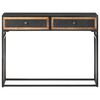 vidaXL Console Table 100x35x75 cm Solid Mango Wood