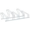 vidaXL Bicycle Stand for 5 Bikes Floor Freestanding Galvanised Steel