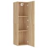 vidaXL TV Cabinets 2 pcs Sonoma Oak 30.5x30x110 cm Engineered Wood