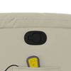 vidaXL Stand up Massage Recliner Chair Cream Faux Leather