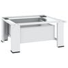 vidaXL Washing Machine Pedestal with Drawer White
