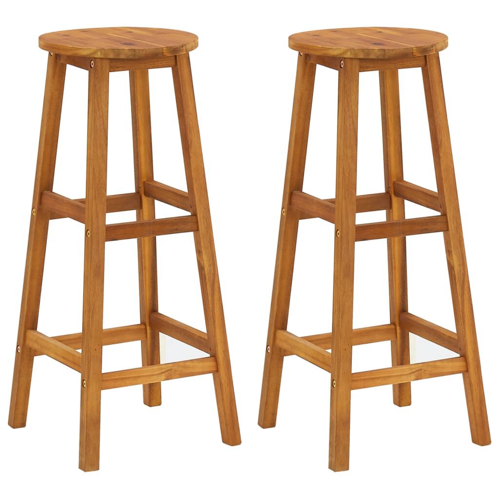 vidaXL 3 Piece Garden Bar Set Solid Wood Acacia