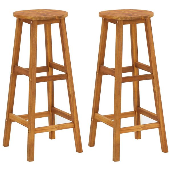 vidaXL 3 Piece Garden Bar Set Solid Wood Acacia
