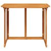 vidaXL Bistro Table 90x50x75 cm Solid Acacia Wood