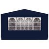 vidaXL Professional Party Tent with Side Walls 4x9 m Blue 90 g/m?