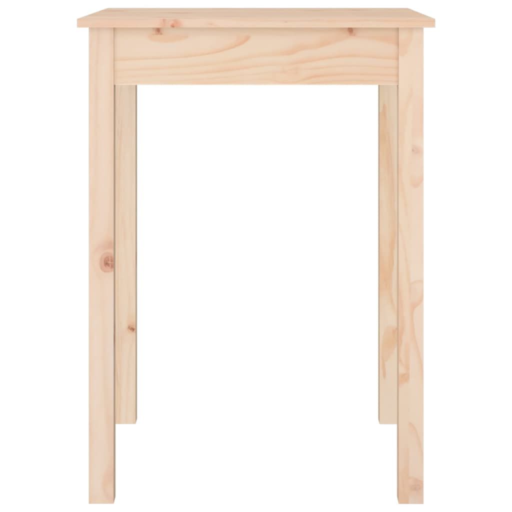 vidaXL Dining Table 55x55x75 cm Solid Wood Pine