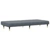 vidaXL 2 Piece Sofa Set Dark Grey Velvet