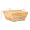 vidaXL Coffee Table V-shape 66x66x30 cm Solid Mango Wood
