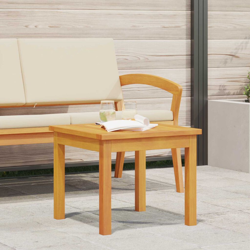 vidaXL Side Table 45x45x38 cm Solid Wood Acacia