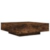 vidaXL Coffee Table Smoked Oak 100x100x31 cm Engineered Wood