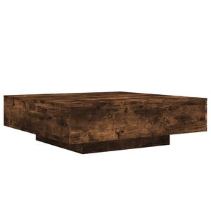 vidaXL Coffee Table Smoked Oak 100x100x31 cm Engineered Wood