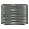 vidaXL Garden Raised Bed Galvanised Steel 249x100x68 cm Grey