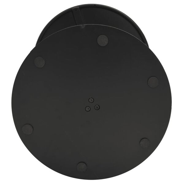 vidaXL Garden Table Round Black Ø60x105 cm Steel