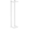 vidaXL Towel Rack White 12.5x12.5x60 cm Steel